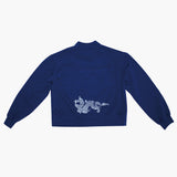 Unisex Hoodless Double Zip Jacket with Dragon - Ku Brands