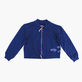 Unisex Hoodless Double Zip Jacket with Clouds - Ku Brands