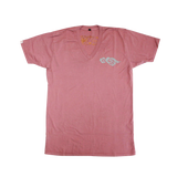 Mens Supima Baby Jersey Cotton V Neck Tee with Ku Cloud
