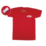 Mens Supima Baby Jersey Cotton V Neck Tee with Ku Cloud
