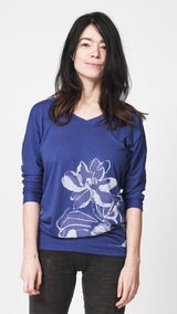 Chakura Lotus 3/4 Sleeve Airy Top