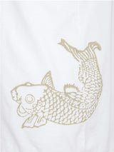 Supima Cotton Mens Short Sleeve Round Neck T-Shirt with Koi Fish - Ku Brands