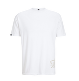 Supima Cotton Mens Short Sleeve Round Neck T-Shirt with Koi Fish