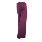 Premium Cotton Wide Pants with Tie Waist and Three Birds Print