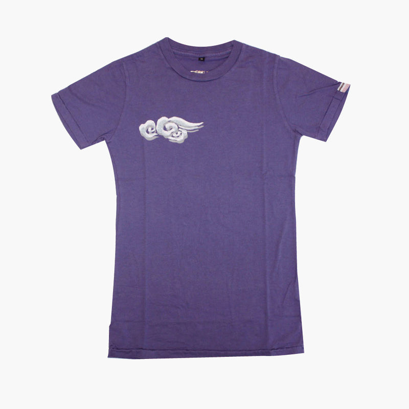 Ladies Short Sleeve Tee with Cloud - Ku Brands