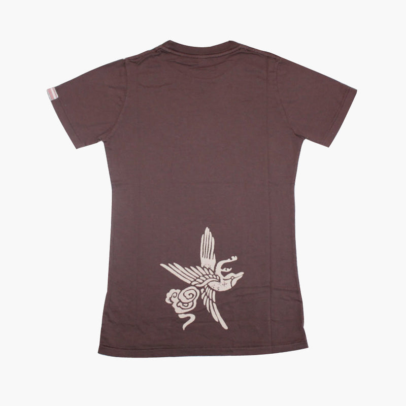 Ladies Short Sleeve Tee with Crane - Ku Brands