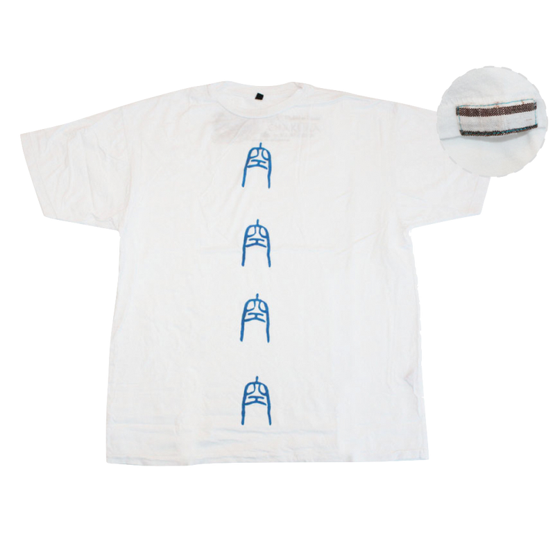 Mens Supima Baby Jersey Cotton Tee with Ku Kanji Logo