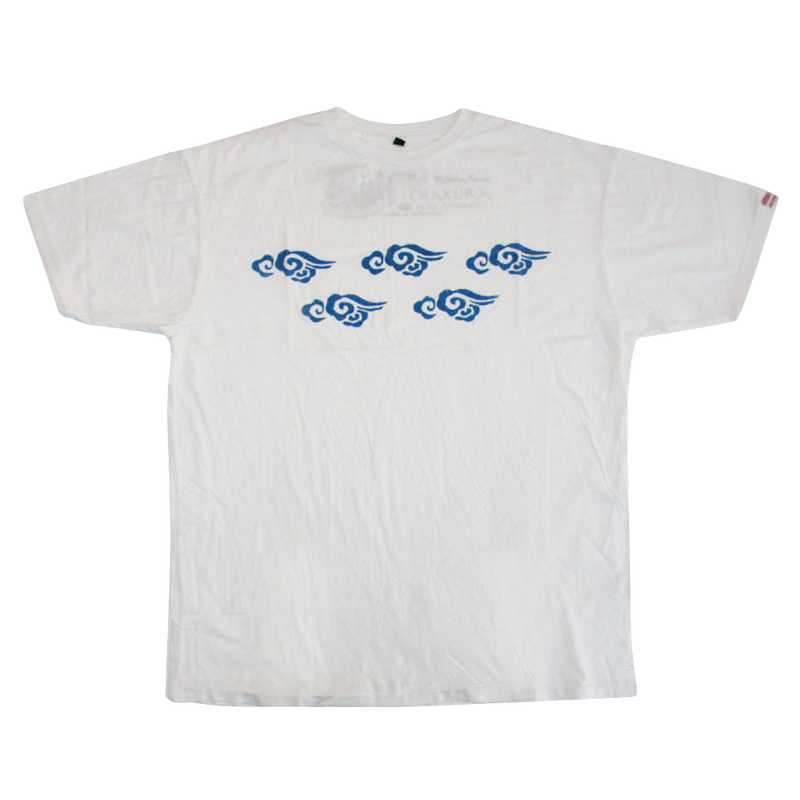 Mens Supima Baby Jersey Cotton Tee with Ku Clouds