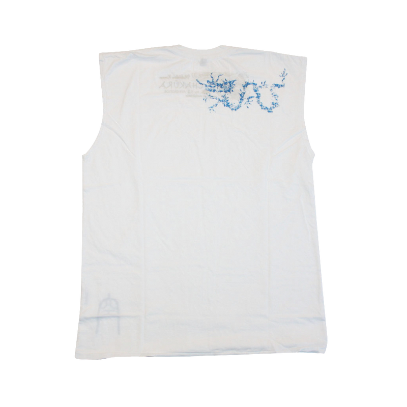 Mens Sleeveless Tee with Ku Bell and Dragon