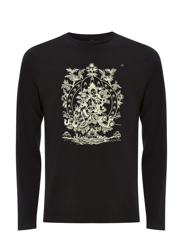 Ku Divine Feminine Long Sleeve Organic Cotton T-Shirt