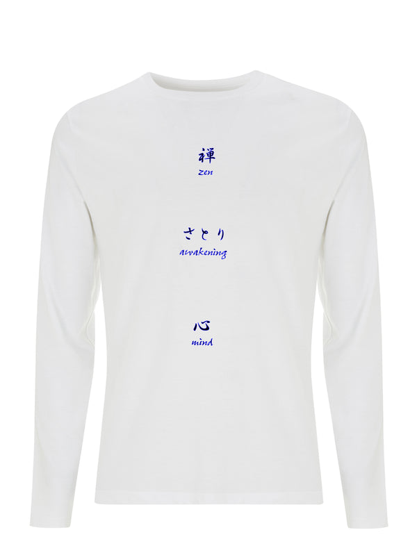 Zen Mind Unisex Long Sleeve Organic Cotton T-Shirt