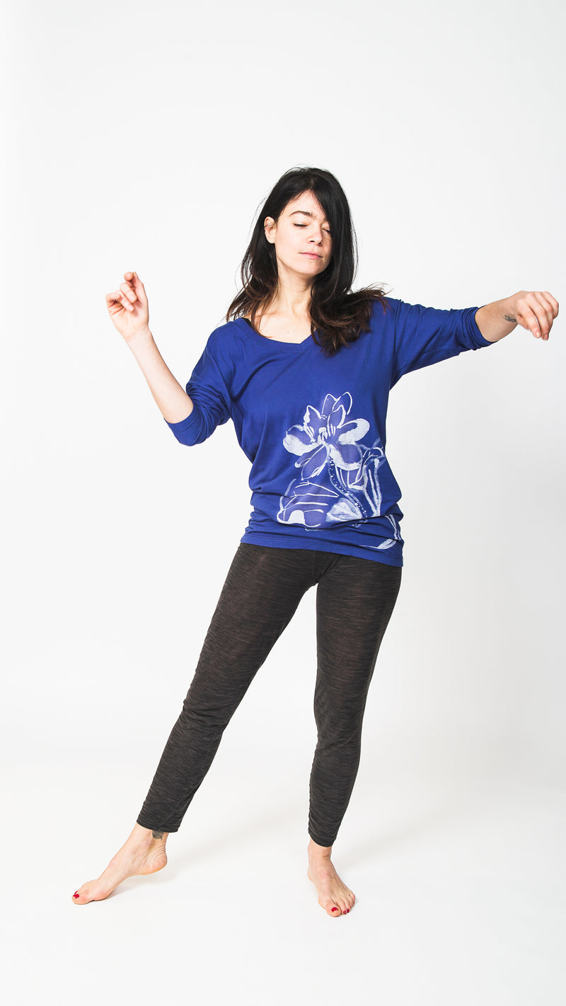 Chakura Lotus 3/4 Sleeve Airy Top