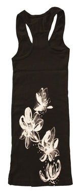 Ku Ladies Lotus Tank Top Black