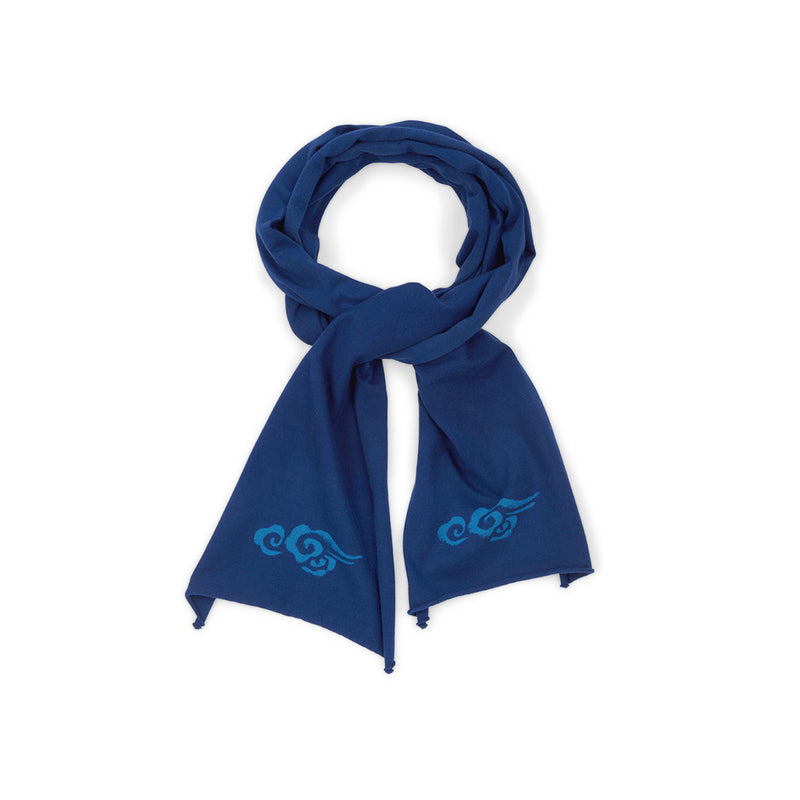 Chakura Supima Cotton Scarf with cloud prints - Ku Brands